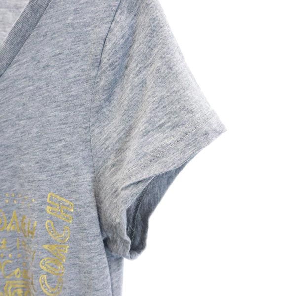コーチ 半袖 Tシャツ XS グレー系 COACH レディース