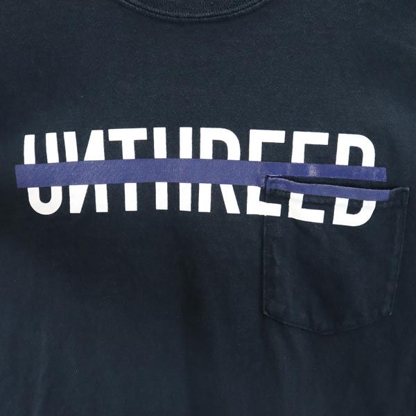 UN3D. アンスリード 半袖 Tシャツ M ネイビー系 ポケT メンズ