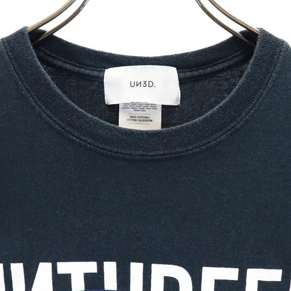 UN3D. アンスリード 半袖 Tシャツ M ネイビー系 ポケT メンズ