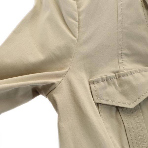 AEFFE アエッフェ イタリア製 7分袖 テーラードジャケット I 40 ベージュ レディース