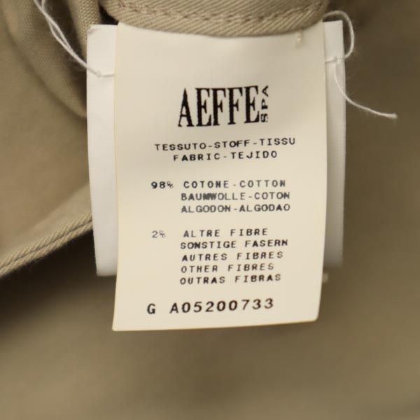 AEFFE アエッフェ イタリア製 7分袖 テーラードジャケット I 40 ベージュ レディース