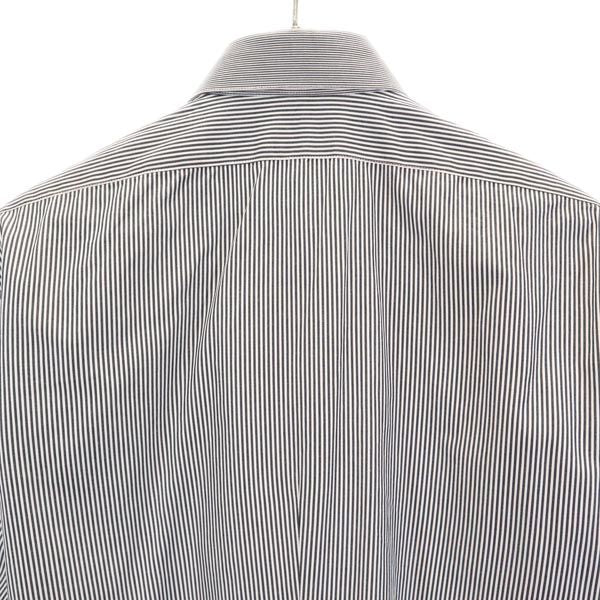 BLACKBARRETT by NEIL BARRETT ブラックバレットバイニールバレット 三陽商会 ストライプ 半袖 シャツ 2 ネイビー系 メンズ