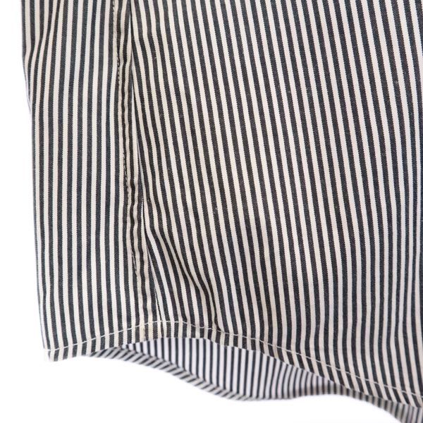 BLACKBARRETT by NEIL BARRETT ブラックバレットバイニールバレット 三陽商会 ストライプ 半袖 シャツ 2 ネイビー系 メンズ