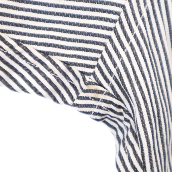 BLACKBARRETT by NEIL BARRETT ブラックバレットバイニールバレット 三陽商会 ストライプ 半袖 シャツ 2 ネイビー系 メンズ