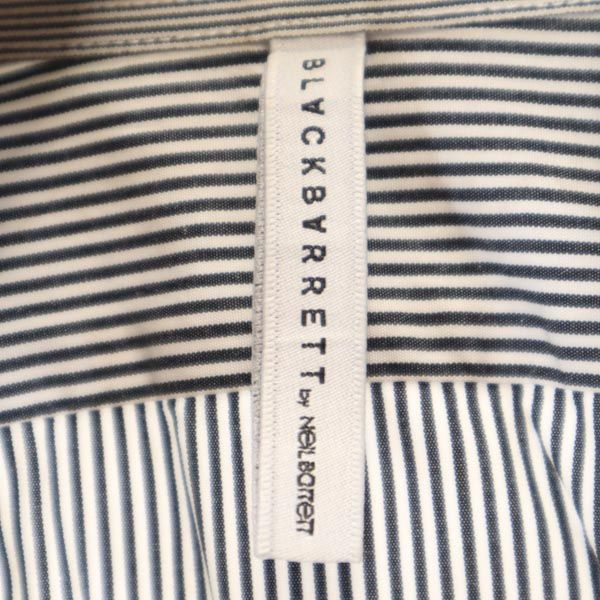 BLACKBARRETT by NEIL BARRETT ブラックバレットバイニールバレット 三陽商会 ストライプ 半袖 シャツ 2 ネイビー系 メンズ