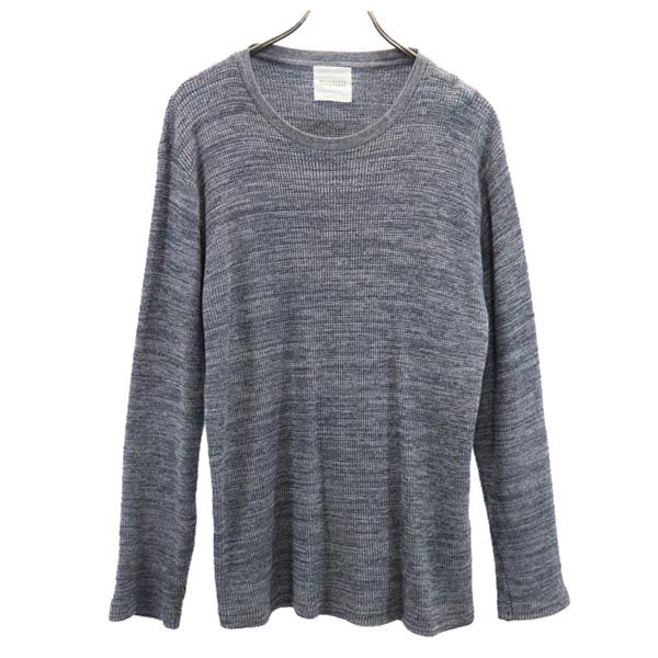 MACKINTOSH PHILOSOPHY マッキントッシュフィロソフィー 長袖 Tシャツ 40 グレー系 ワッフル生地 ロンT メンズ