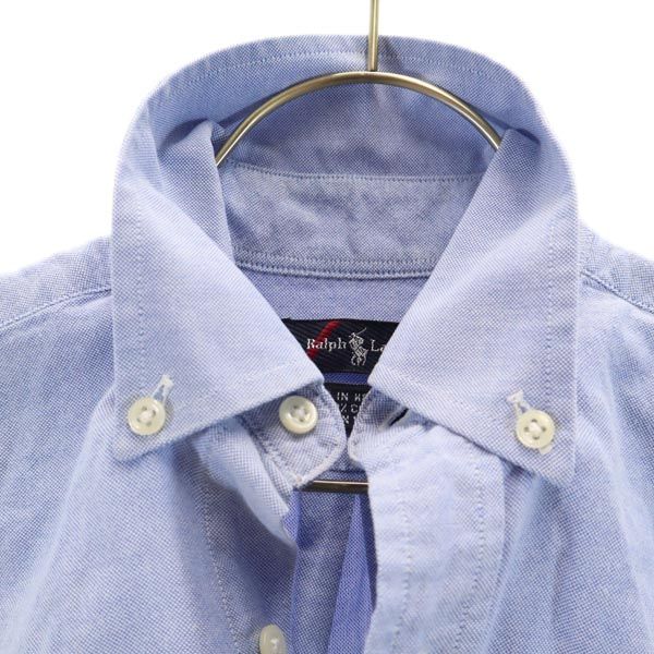 RALPH LAUREN ラルフローレン 長袖 ボタンダウンシャツ 6 ブルー系 キッズ