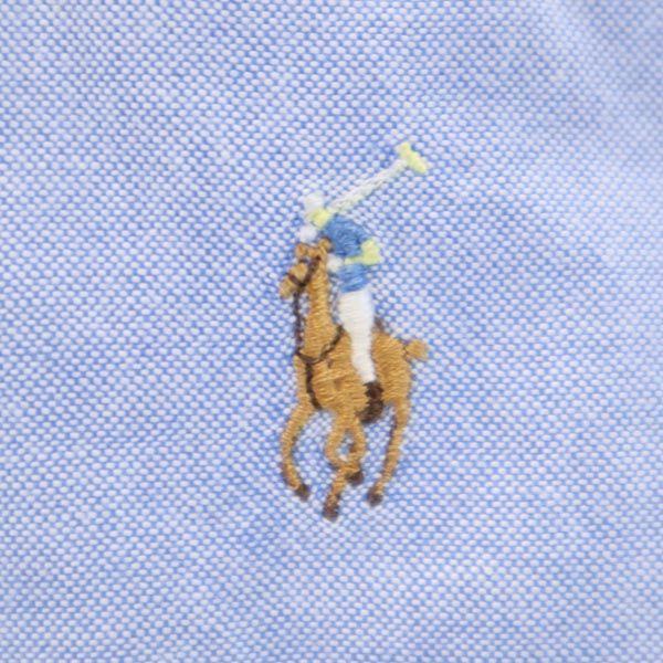 RALPH LAUREN ラルフローレン 長袖 ボタンダウンシャツ 6 ブルー系 キッズ