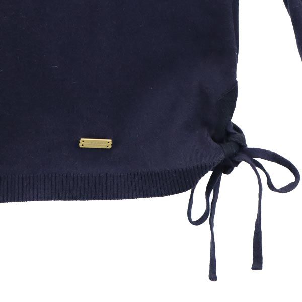 BLUE LABEL CRESTBRIDGE ブルーレーベルクレストブリッジ 三陽商会 7分袖 カットソー 38 ネイビー ロンT レディース