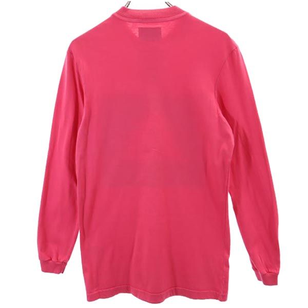 ARMANI JEANS アルマーニジーンズ 未使用 イタリア製 長袖 Tシャツ 44 ピンク ロンT メンズ