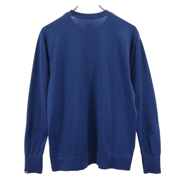 THE NORTH FACE ノースフェイス アウトドア NT61605 プリント 長袖 トレーナー L ネイビー系 メンズ