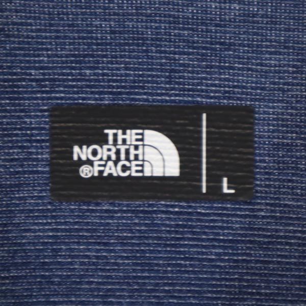 THE NORTH FACE ノースフェイス アウトドア NT61605 プリント 長袖 トレーナー L ネイビー系 メンズ