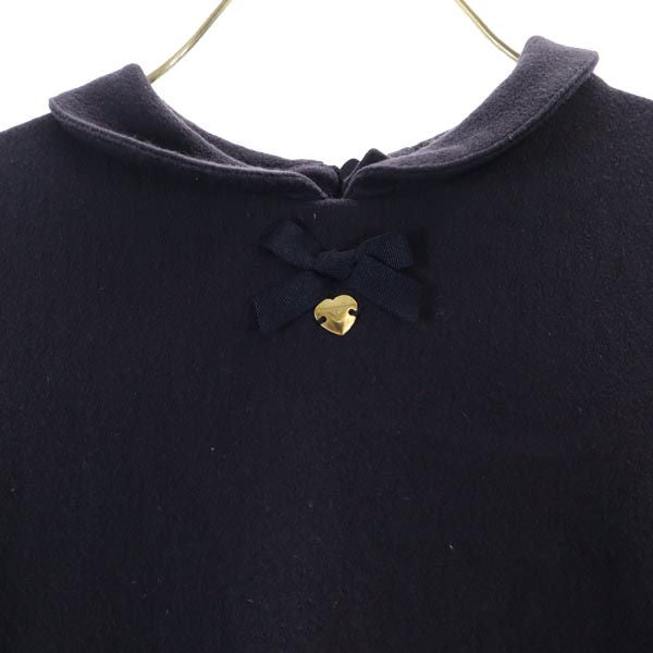 ARMANI JUNIOR アルマーニジュニア 長袖 ワンピース 3A 100cm ネイビー チュニック キッズ