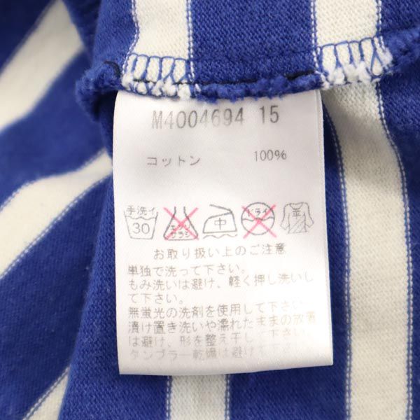 MARC BY MARC JACOBS マークバイマークジェイコブス ボーダー 長袖 ワンピース XS ブルー系 バックジップ レディース