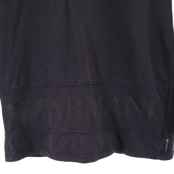 ARMANI JUNIOR アルマーニジュニア 長袖 Tシャツ 6A 116cm ネイビー系 ロンT キッズ
