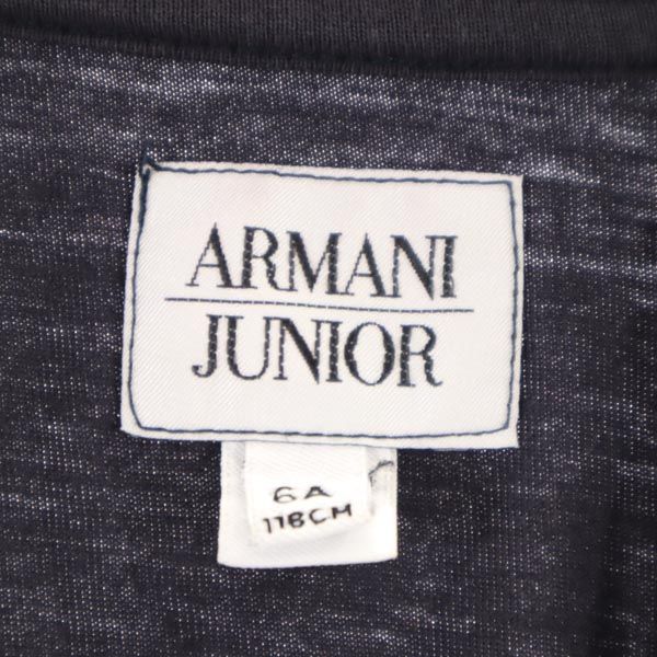 ARMANI JUNIOR アルマーニジュニア 長袖 Tシャツ 6A 116cm ネイビー系 ロンT キッズ