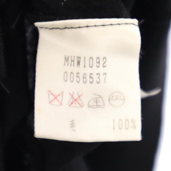 MARGARET HOWELL マーガレットハウエル 英国製 ウール 長袖 ニット カーディガン ブラック系 レディース