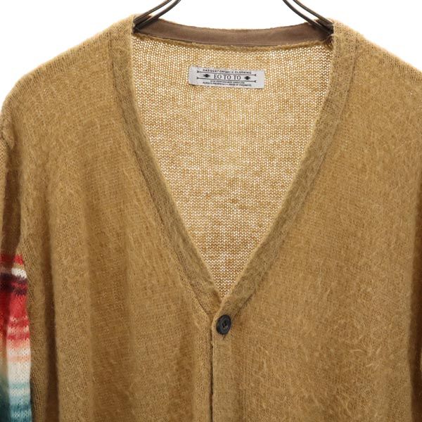 エオトト 長袖 カーディガン M ブラウン系 EOTOTO メンズ