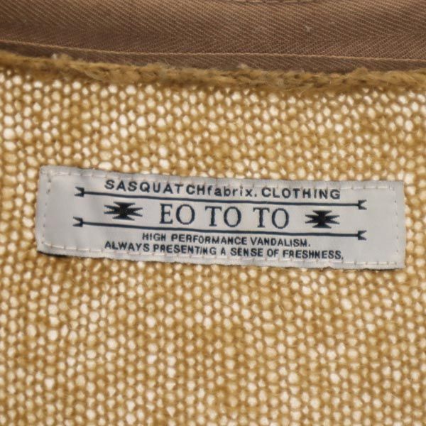 エオトト 長袖 カーディガン M ブラウン系 EOTOTO メンズ