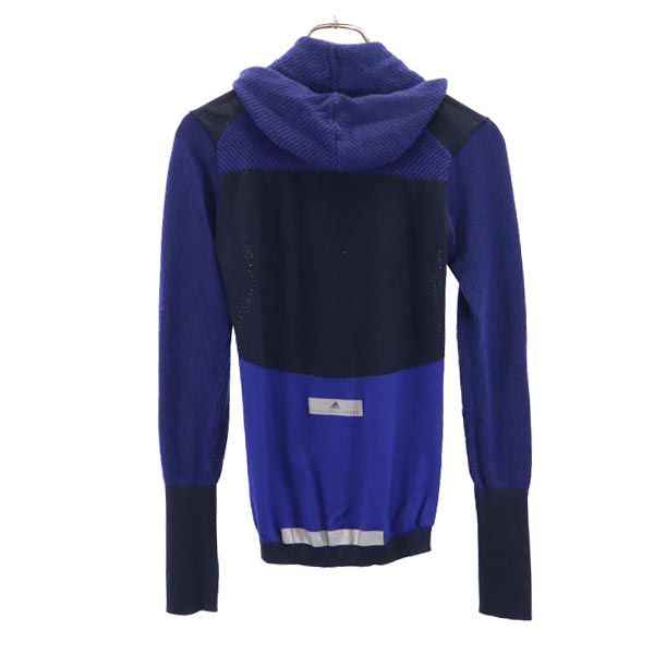 adidas by Stella McCartney アディダスバイステラマッカートニー 長袖 ハーフジップ セーター OT ブルー系×ネイビー ニット レディース