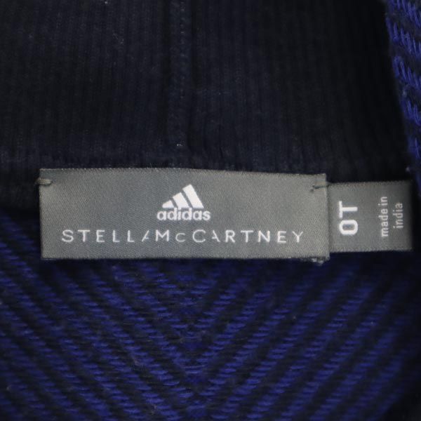 adidas by Stella McCartney アディダスバイステラマッカートニー 長袖 ハーフジップ セーター OT ブルー系×ネイビー ニット レディース