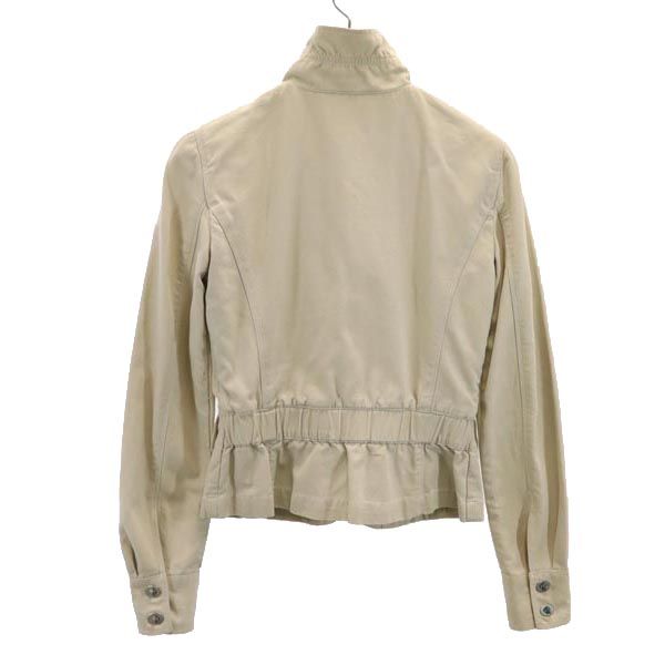 ARMANI EXCHANGE アルマーニエクスチェンジ ジップ ジャケット S ベージュ レディース