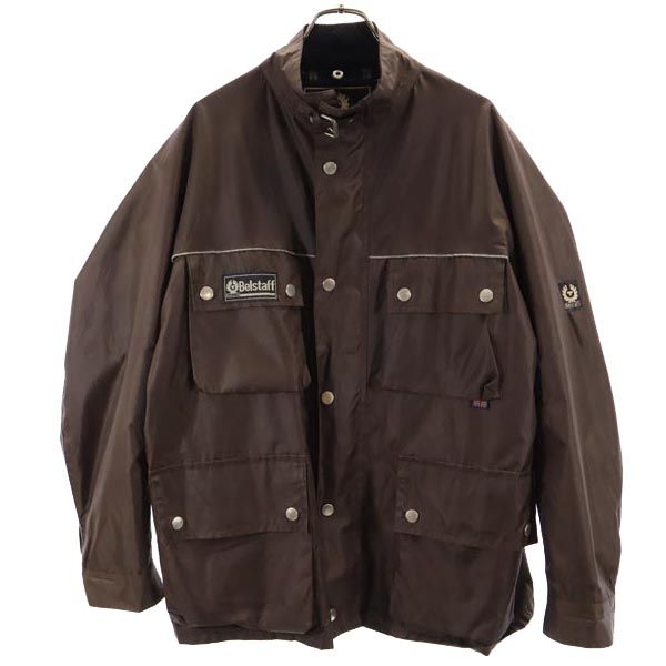 BELSTAFF ベルスタッフ 長袖 ナイロンジャケット XL ブラウン トライアル メンズ