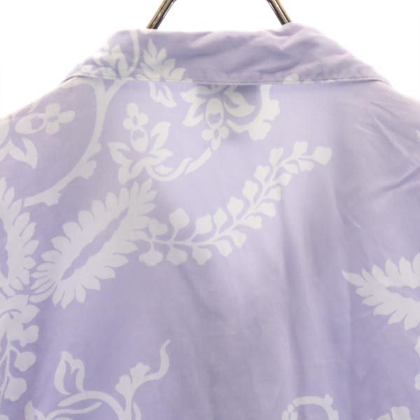 pataloha パタロハ 総柄 半袖 アロハシャツ 6 パープル系 Patagonia レディース