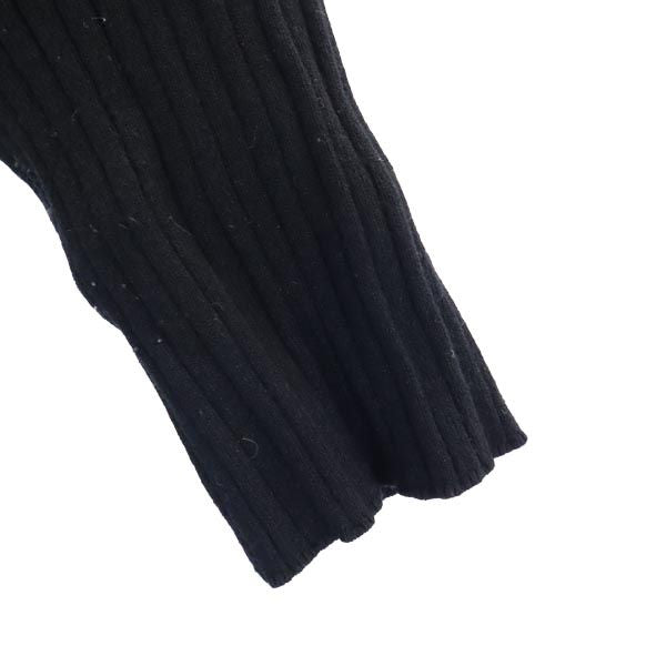 FRAY I.D フレイアイディー 半袖 リブニット セーター F ブラック レディース