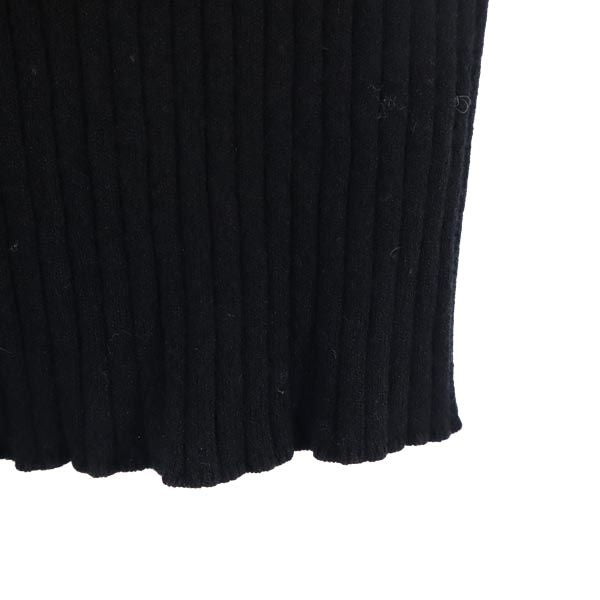 FRAY I.D フレイアイディー 半袖 リブニット セーター F ブラック レディース