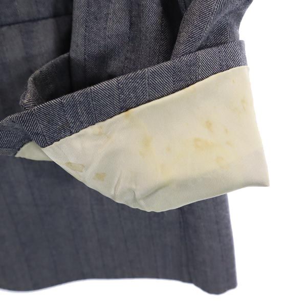 Paul Smith ポールスミス 日本製 ウール ヘリンボーン スーツ 上下 セットアップ S グレー系 メンズ