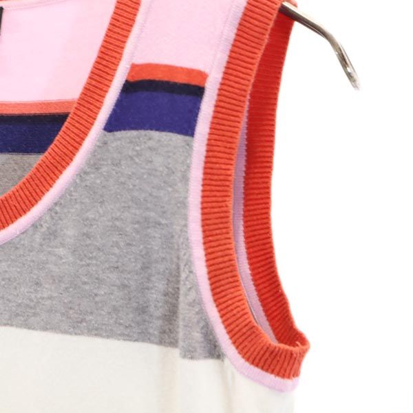 ESCADA エスカーダ ニットベスト S ホワイト系 レディース