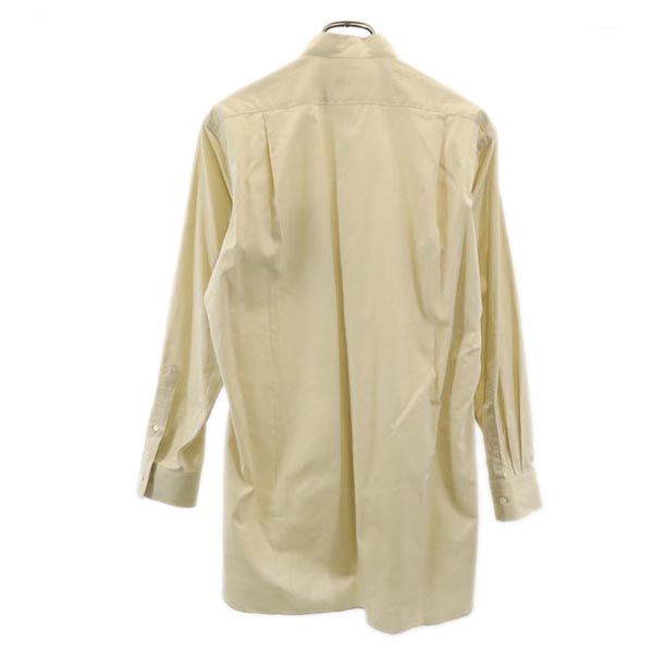 バーバリー 日本製 長袖 バンドカラーシャツ ベージュ系 BURBERRY メンズ