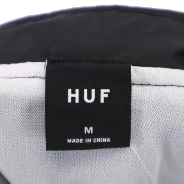 未使用 HUF ハフ バックプリント 長袖 コーチジャケット M ブラック メンズ