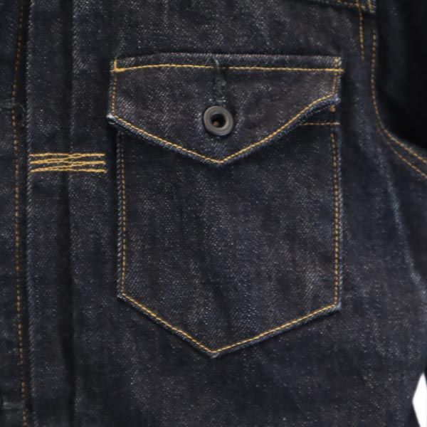 KURO クロ 日本製 長袖 デニムトラッカー ジャケット 1 インディゴ SEWING OIKAWA DENIM オイカワデニム メンズ