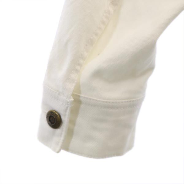 1piu1uguale3 RELAX ウノピゥウノウグァーレトレ リラックス ホワイトデニム トラッカー ジャケット S ホワイト メンズ