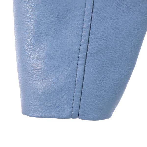 LIKA RULLA リカルラ ライダースジャケット XL ブルー系 レディース