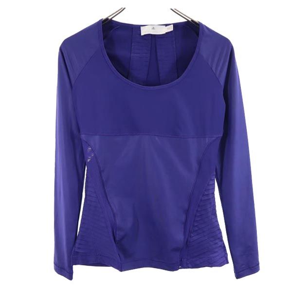 adidas by Stella McCartney アディダスバイステラマッカートニー 長袖 トレーニングウェア 36 パープル ヨガ レディース