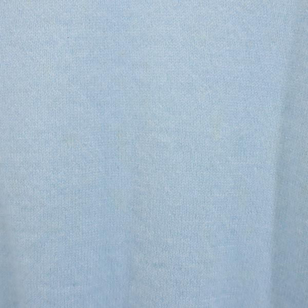 BURBERRY BLUE LABEL バーバリーブルーレーベル 三陽商会 アンゴラブレンド 7分袖 セーター M ライトブルー ニット レディース