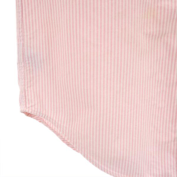 LAUREN RALPH LAUREN ローレンラルフローレン ストライプ 長袖 ボタンダウンシャツ 4 ピンク系 オックスフォード生地 レディース