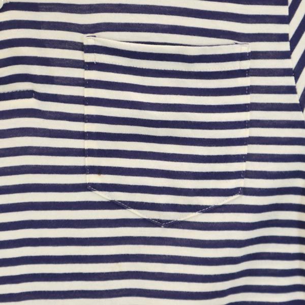 Polo by Ralph Lauren ポロバイラルフローレン ボーダー柄 半袖 ポロシャツ S ネイビー×白 メンズ