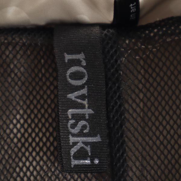 rovtski ロフトスキー ドット柄 ジャケット 2 ベージュ フード レディース