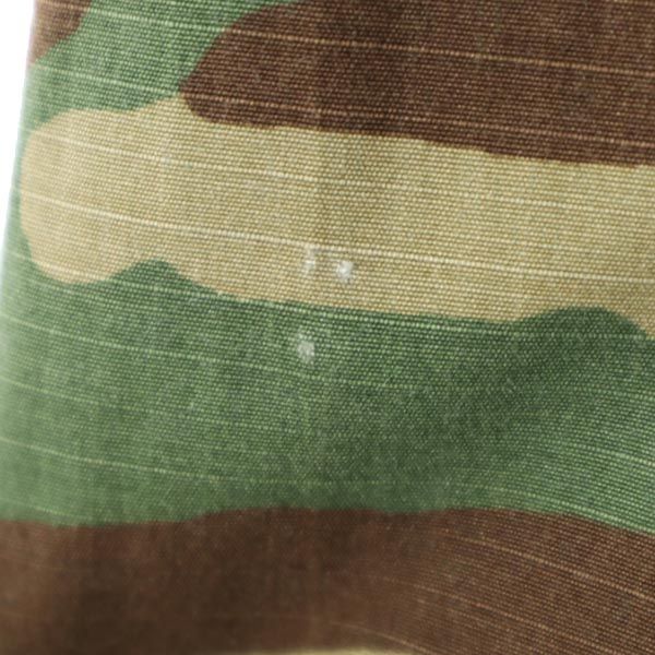 US ARMY アメリカ軍 90s BDU カモフラージュ柄 ミリタリージャケット M カーキ系 リップストップ生地 メンズ