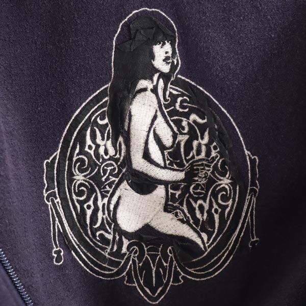 HYSTERIC ヒステリック 日本製 ジャージジャケット FREE ネイビー HYSTERIC GLAMOUR レディース