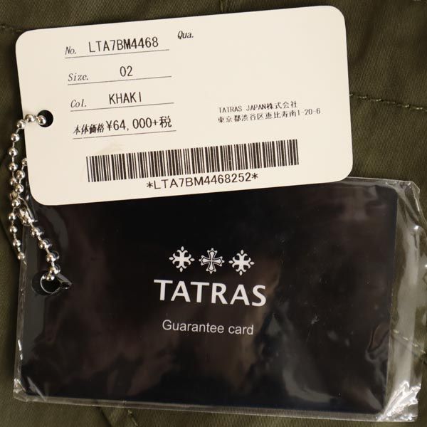 TATRAS タトラス ミリタリージャケット 2 カーキ フード レディース