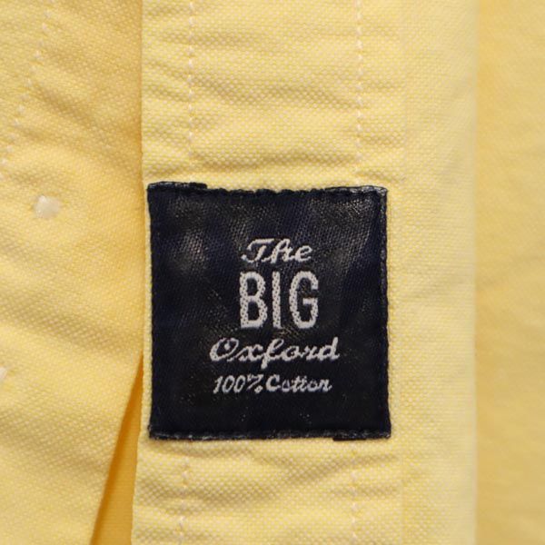 GAP ギャップ 長袖 ボタンダウンシャツ XL イエロー系 メンズ