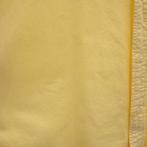GAP ギャップ 長袖 ボタンダウンシャツ XL イエロー系 メンズ