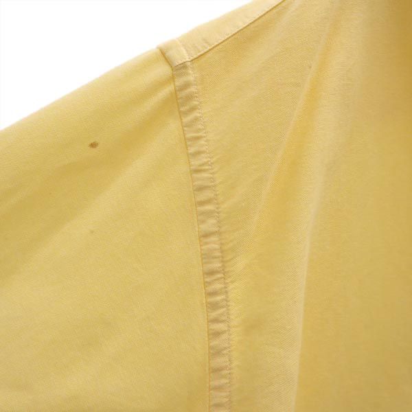 GAP ギャップ 長袖 ボタンダウンシャツ XL イエロー系 メンズ