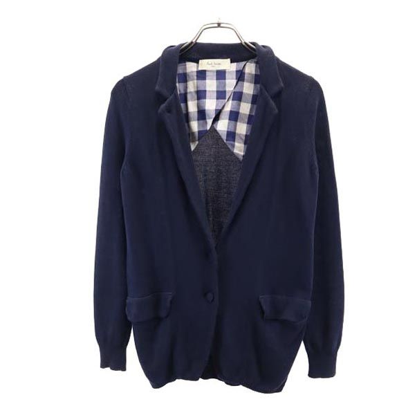 Paul Smith ポールスミス ニット テーラードジャケット M ネイビー系 メンズ