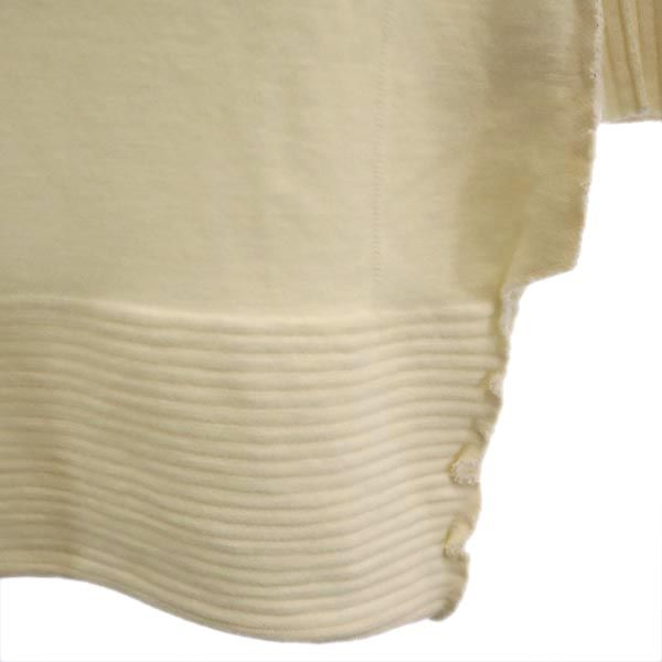 ISSEY MIYAKE イッセイミヤケ 日本製 ウールブレンド 長袖 チュニック 2 ホワイト系 レディース